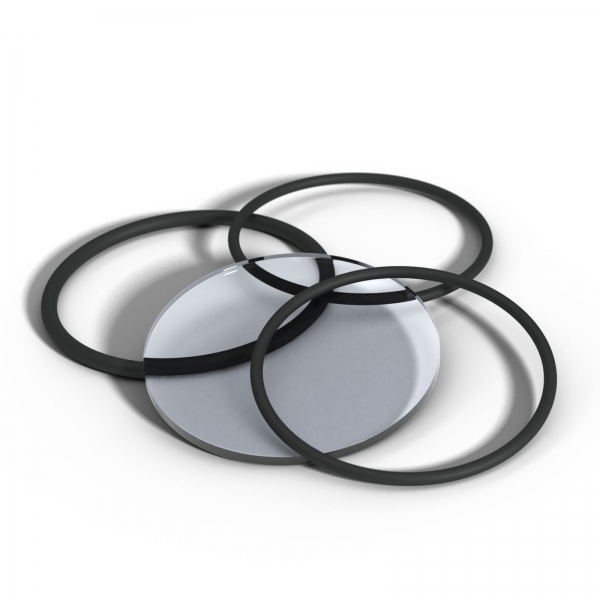 Protective Glass Set for IL1, IL12, IL100 and TL1 (incl. O-Rings)